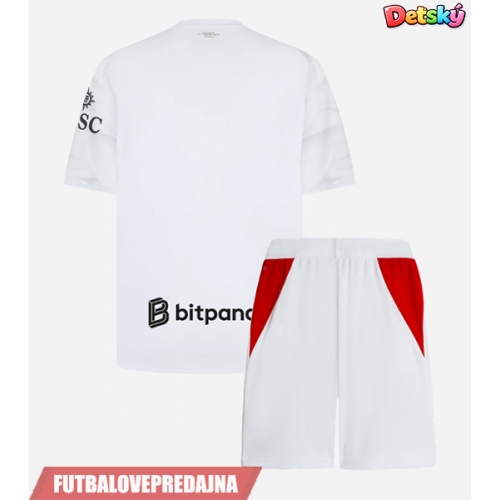 Lacne Dětský Futbalové dres AC Milan 2026-27 Krátky Rukáv - Preč (+ trenírky)